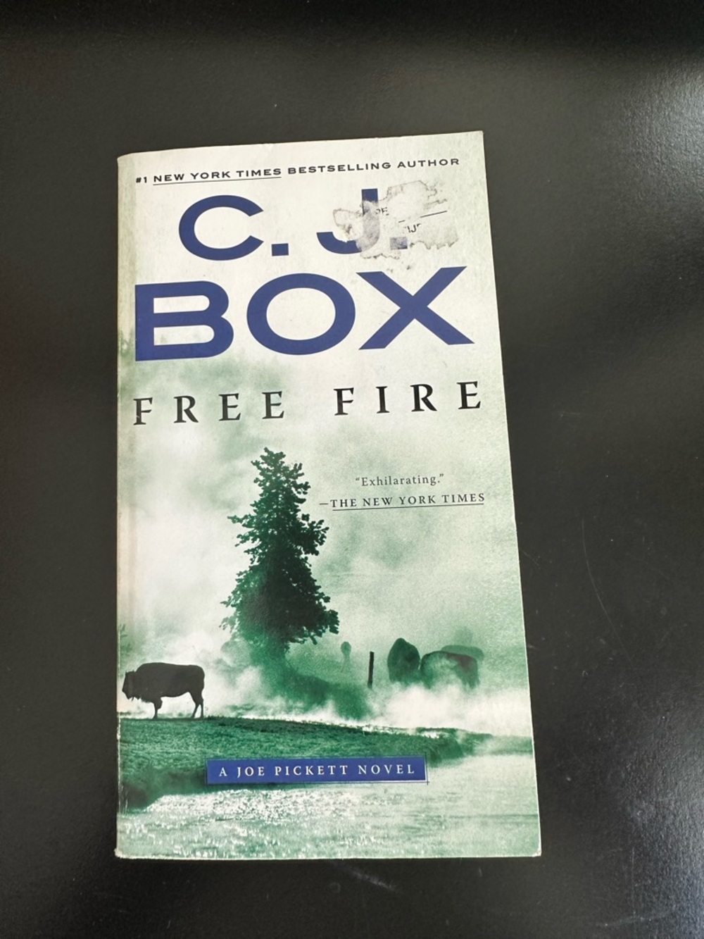 C. J. Box "Free Fire" Paperback Book - Green/White Cover